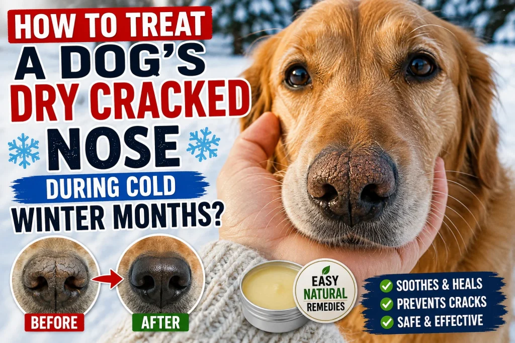 How to Treat a Dog's Dry Cracked Nose During Cold Winter Months?