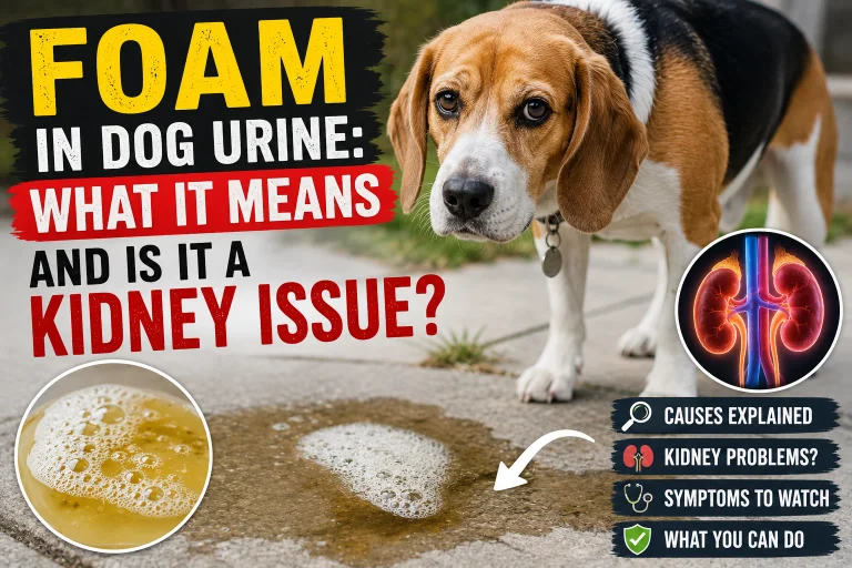 Foam in Dog Urine: What It Means and Is It a Kidney Issue?