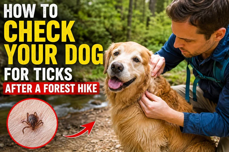 How to Check Your Dog for Ticks After a Forest Hike?