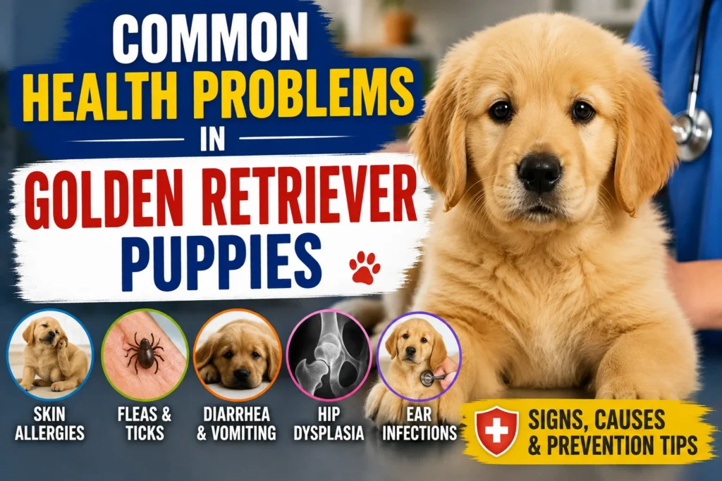 Common Health Problems in Golden Retriever Puppies