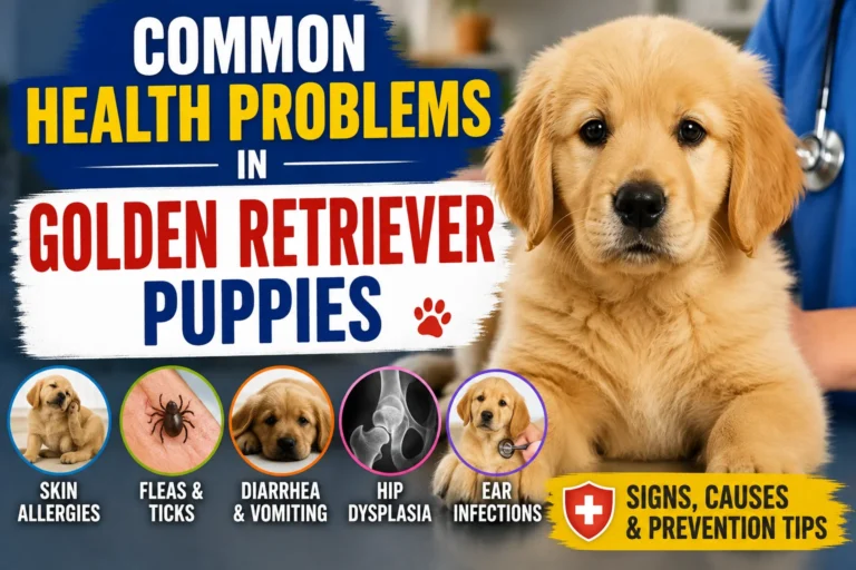 Common Health Problems in Golden Retriever Puppies