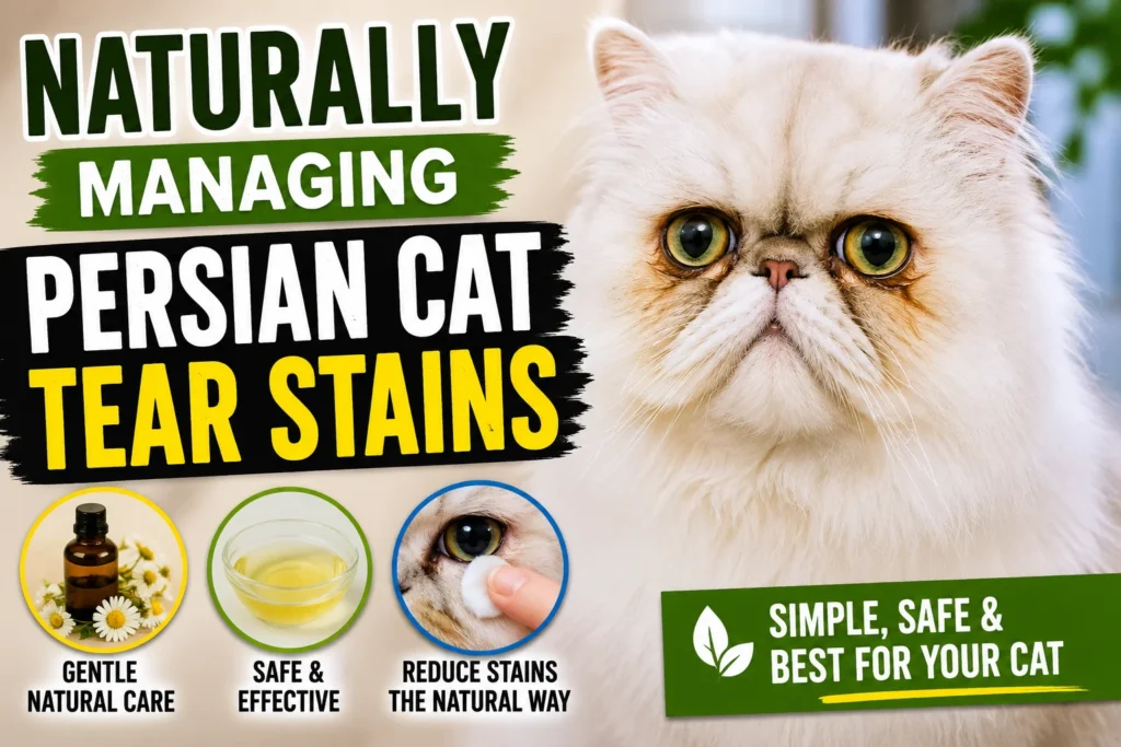 Naturally Managing Persian Cat Tear Stains