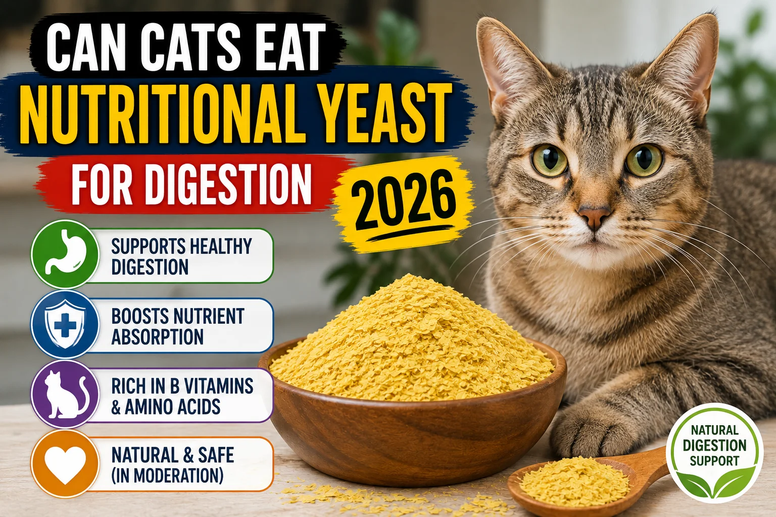 Can Cats Eat Nutritional Yeast for Digestion?