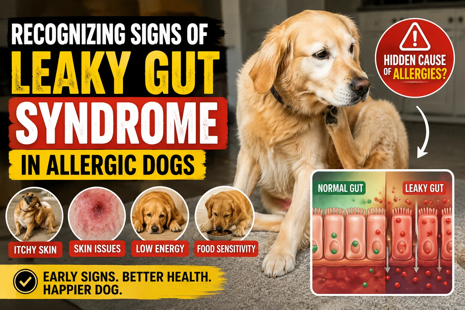 Recognizing Signs of Leaky Gut Syndrome in Allergic Dogs