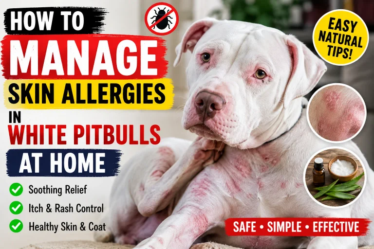 How to Manage Skin Allergies in White Pitbulls at Home