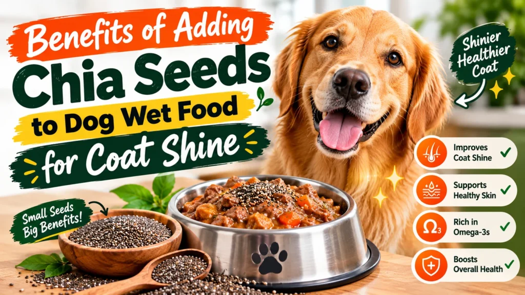 Benefits of Adding Chia Seeds to Dog Wet Food for Coat Shine