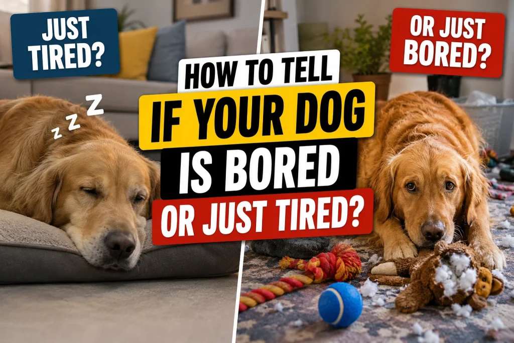 How to Tell If Your Dog is Bored or Just Tired?