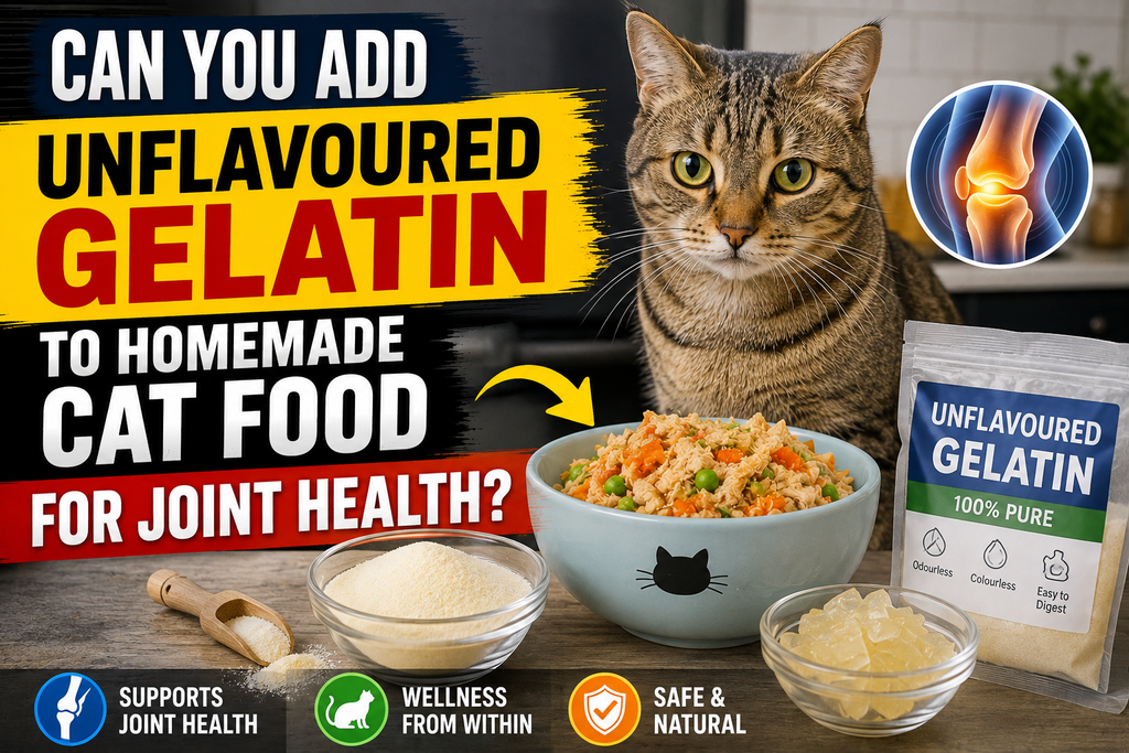 Can You Add Unflavoured Gelatin to Homemade Cat Food for Joint Health?