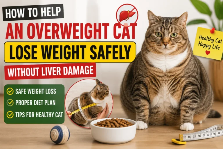 How to Help an Overweight Cat Lose Weight Safely Without Liver Damage?