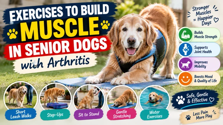 Exercises to Build Muscle in Senior Dogs with Arthritis