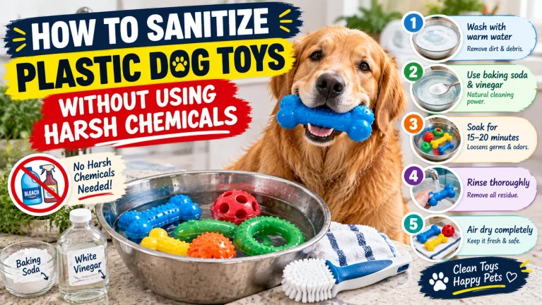How to Sanitize Plastic Dog Toys Without Using Harsh Chemicals 2026