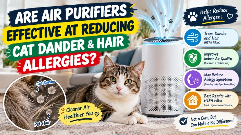 Are Air Purifiers Effective at Reducing Cat Dander and Hair Allergies