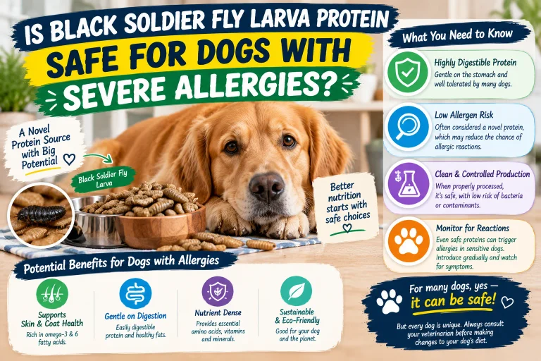 Is Black Soldier Fly Larvae Protein Safe for Dogs with Severe Allergies?