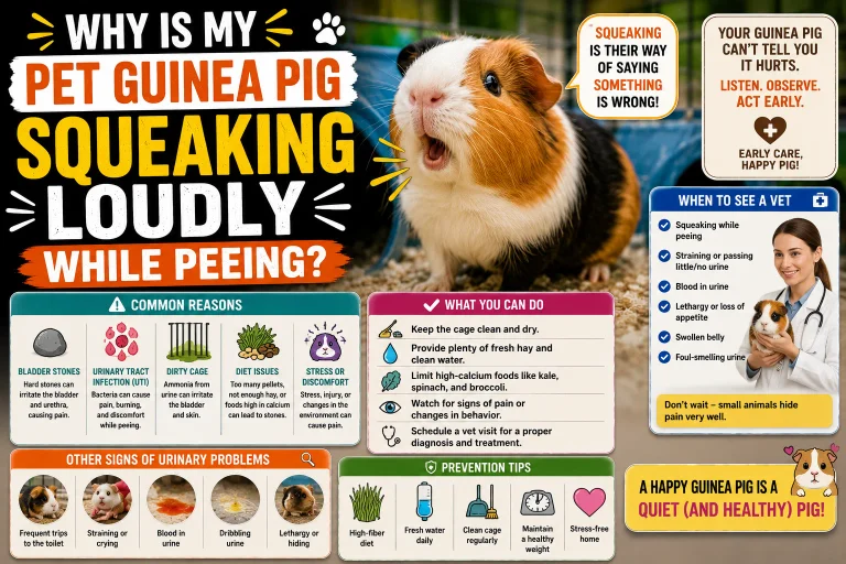 Why Is My Pet Guinea Pig Squeaking Loudly While Peeing