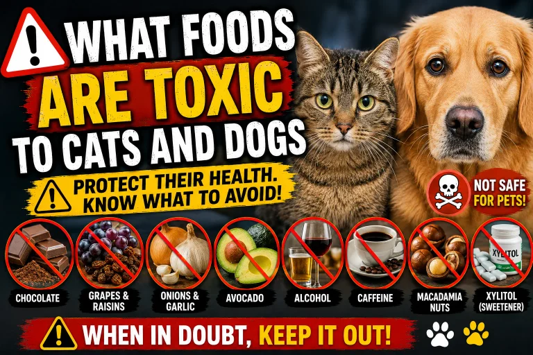 What Foods Are Toxic to Cats and Dogs 2026?