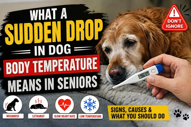 What a Sudden Drop in Dog Body Temperature Means in Seniors