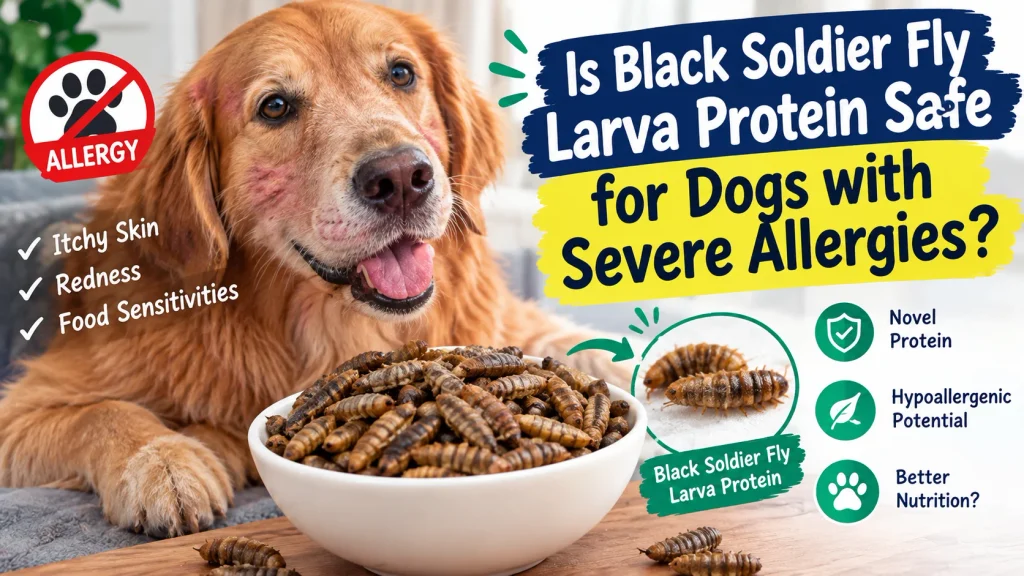 Is Black Soldier Fly Larva Protein Safe for Dogs with Severe Allergies?