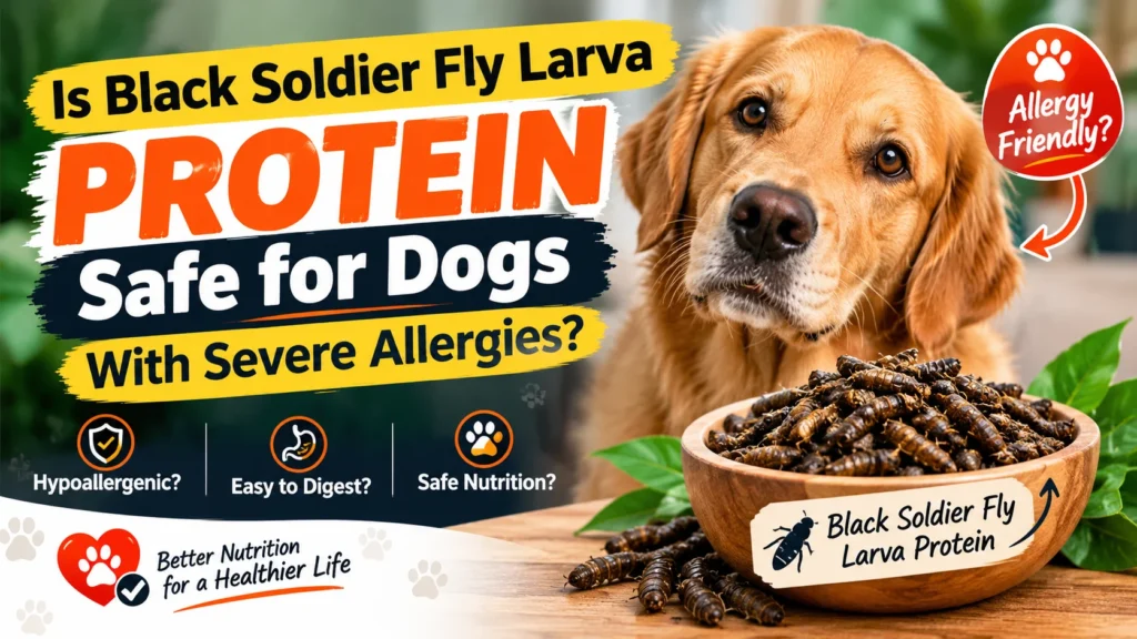 Is Black Soldier Fly Larva Protein Safe for Dogs With Severe Allergies