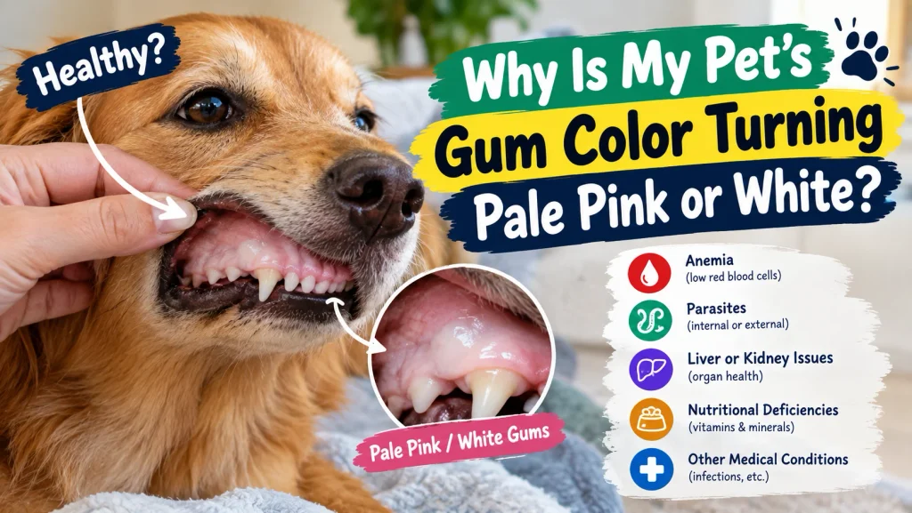 Why Is My Pet’s Gum Color Turning Pale Pink or White?
