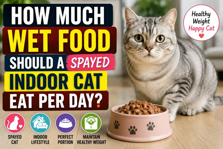 How Much Wet Food Should a Spayed Indoor Cat Eat Per Day?